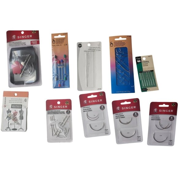 Singer Sewing Multiple Sewing Accessories 10 Kit Needles - Picture 2 of 3